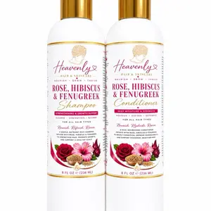 8oz Rose, Hibiscus & Fenugreek Growth Bundle