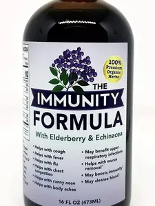 Elderberry Botanical Blend – 16 fl oz (473 ml) Glass Bottle