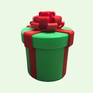 3D-Printed Christmas Puzzle Gift Box