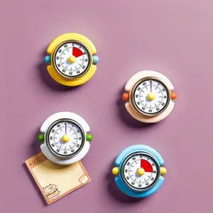 [Original] Mechanical Timer Magnetic Kitchen Cooking Timer Visual Time Management Alarm Reminder