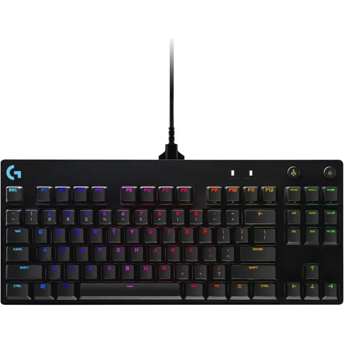 2024 Logitech G Pro TKL Mechanical Wired Gaming Keyboard GX Blue Clicky ...