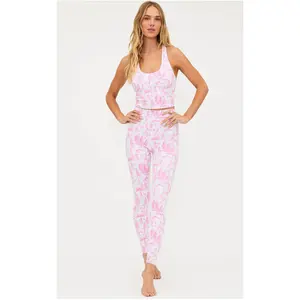 Piper Legging - Powder Pink Toile