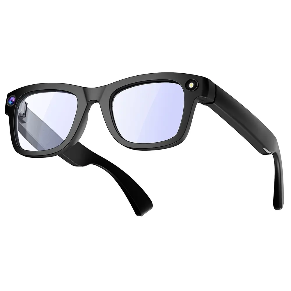 Hot TikTok Toy Addictive Party Fun Cross-border E09 Smart Glasses 800W Video Recording Simultaneous Translation Conference Record Recognition AI Smart Glasses