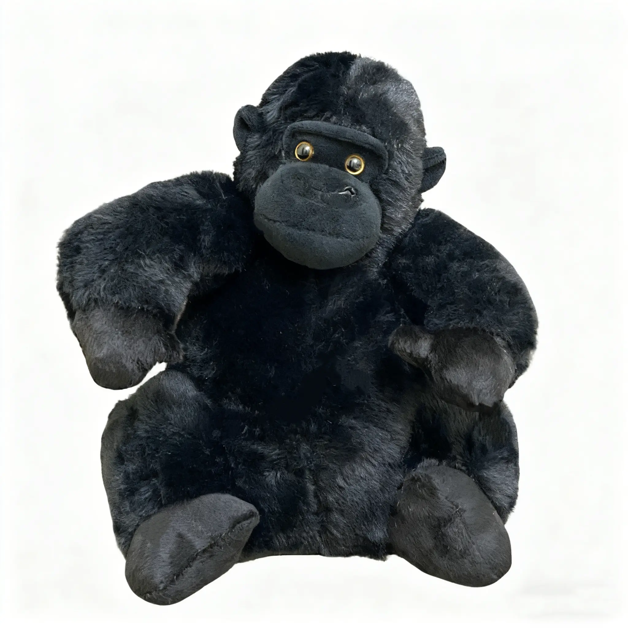 JIAJCHUF, Realistic Gorilla Plush Toy, Soft Huggable Adorable Stuffed Animal Doll, Stuffed Animal Gifts, Perfect Gift for Kids & Toddlers, High-Quality Cuddly Companion