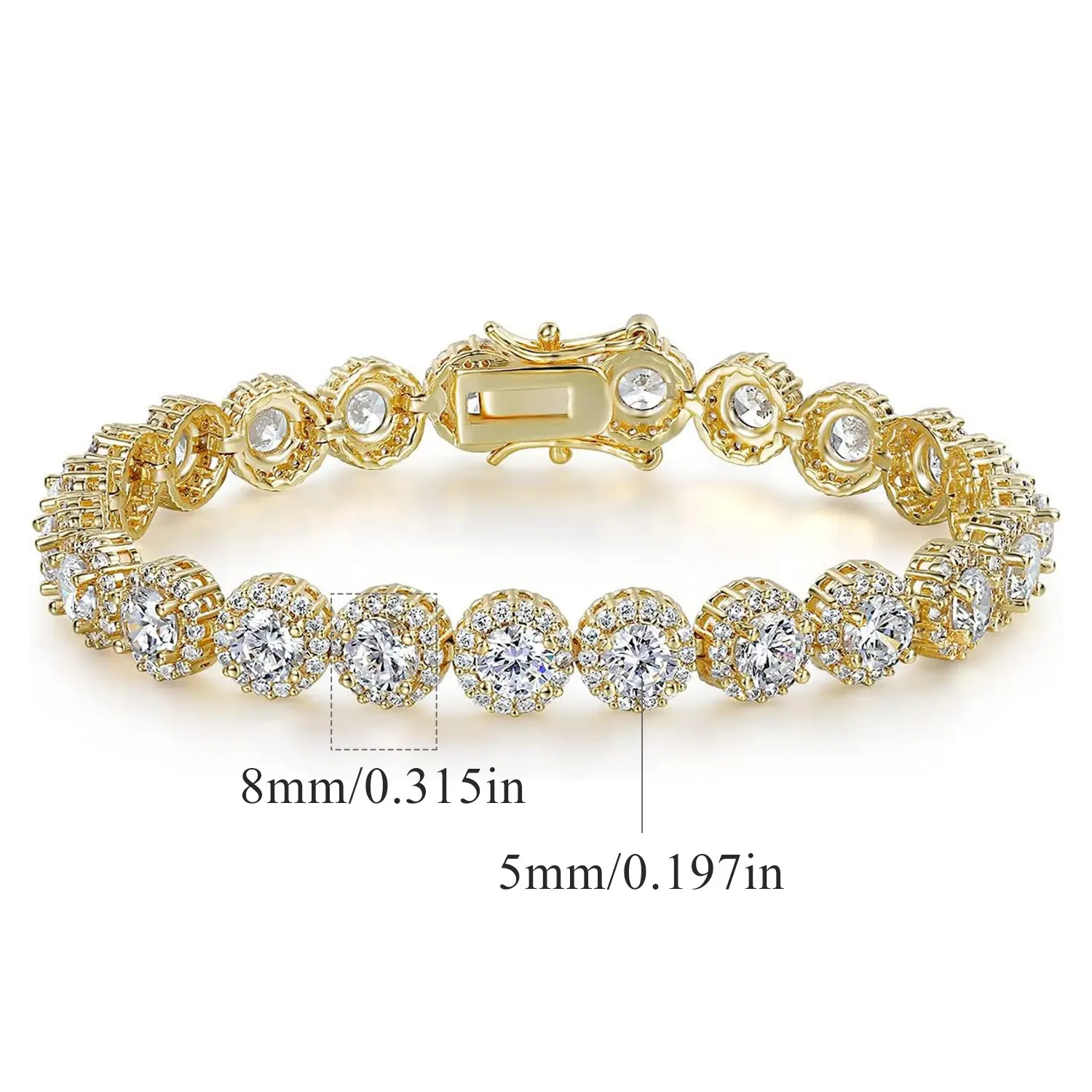 5mm gold bracelet