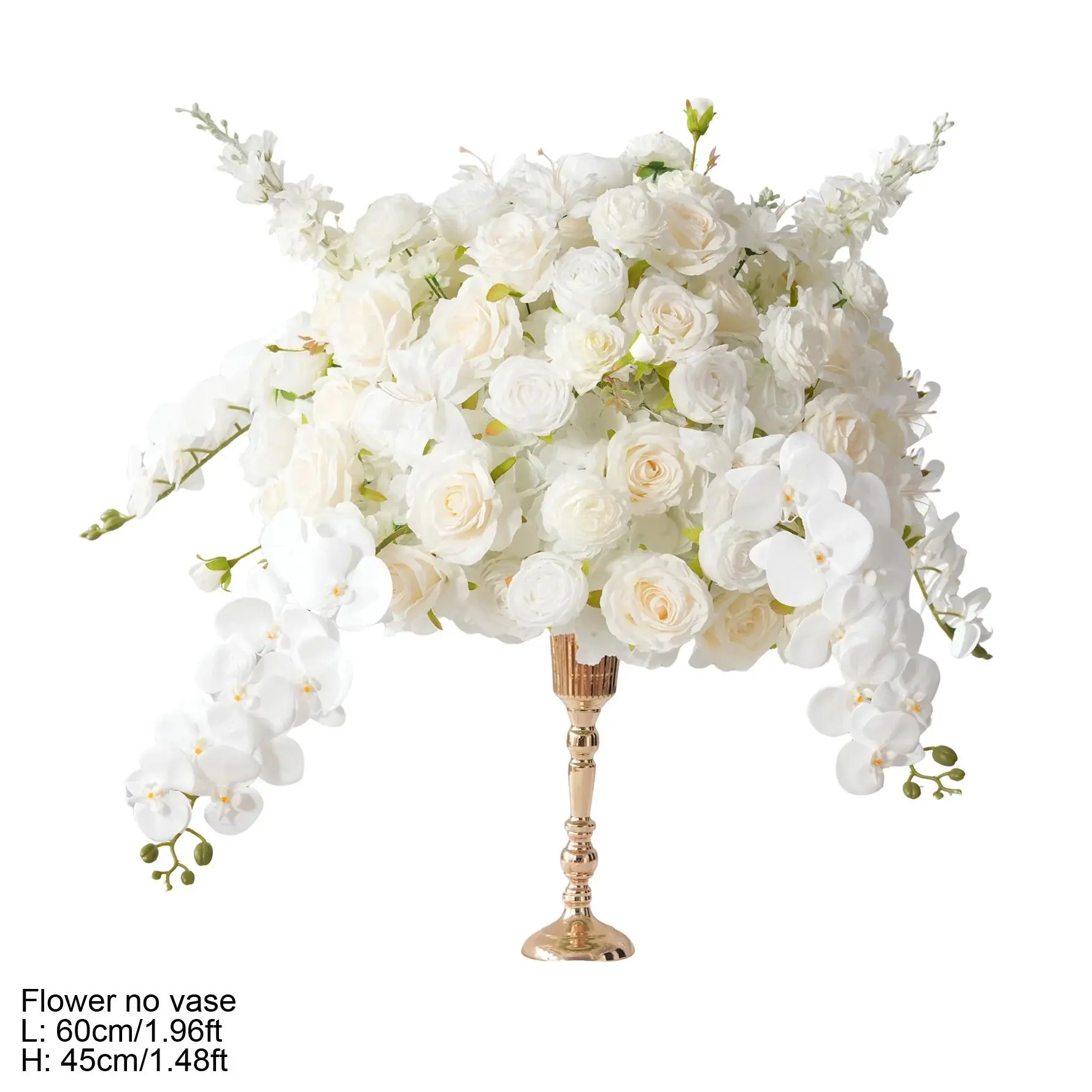 S-A7715 White Orchid Flower Arrangement Table Centerpiece Wedding Backdrop Decor
