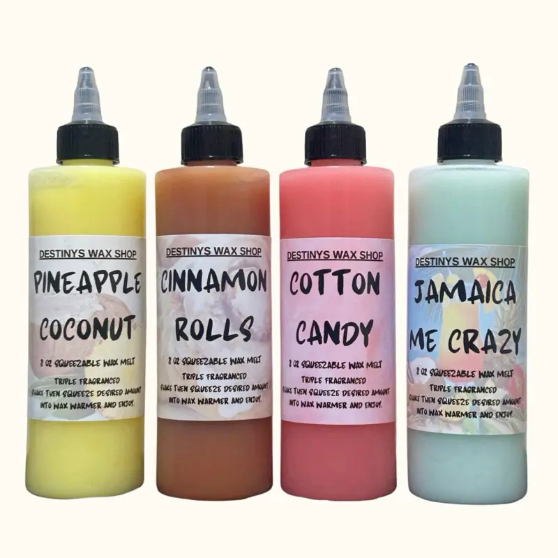 TRIPLE FRAGRANCED SQUEEZABLE WAX MELTS - 8oz BOTTLES