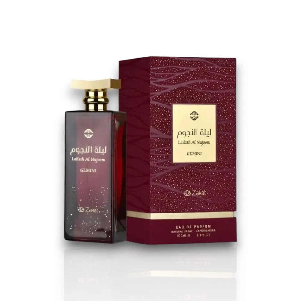 Zakat Parfums | Lailath Al Nujoom | Gemini | Women's Fragrance | 100 ML - 3.4 OZ | Eau De Parfum | Tuberose - Jasmine & Violet