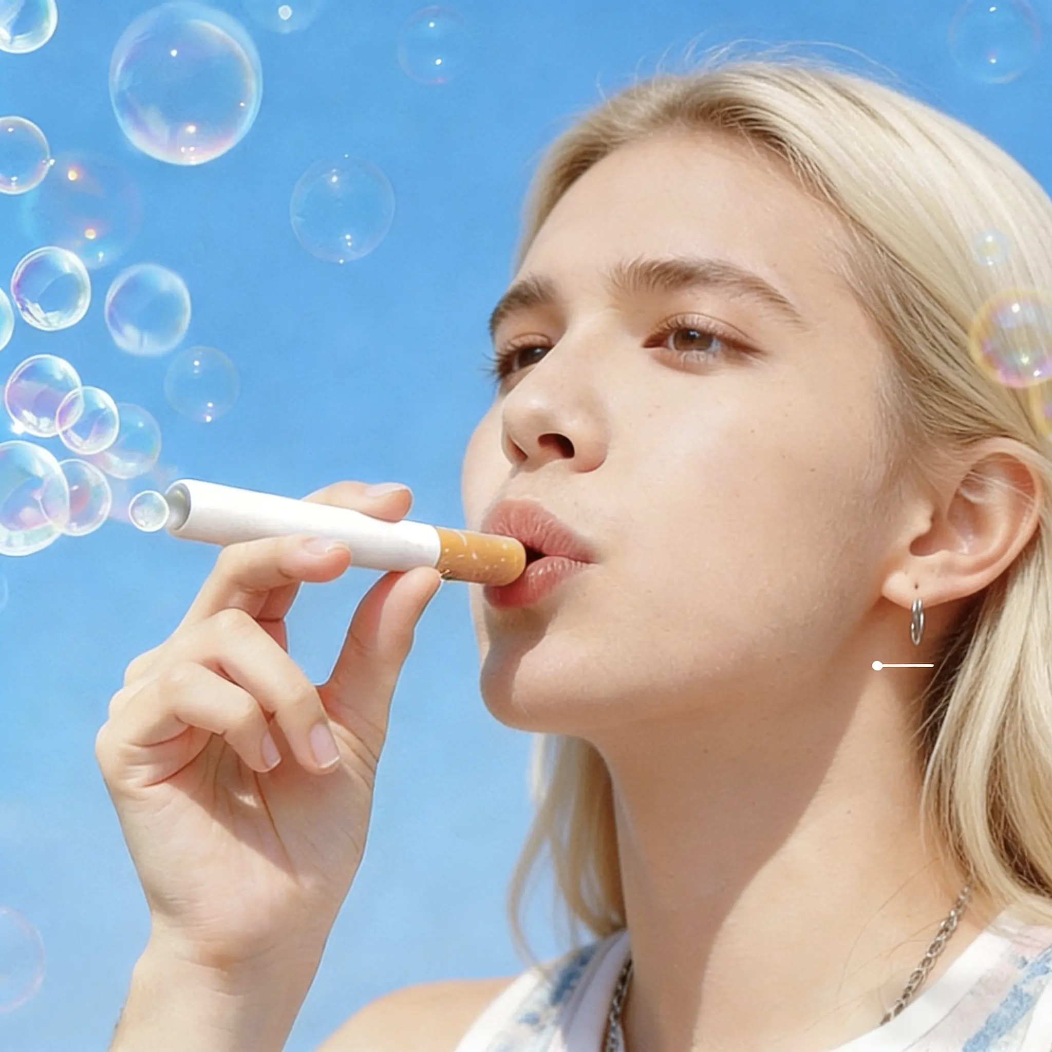 Bubble Blazende Sigaret Speelgoed, Sigaretten Bellenblazer