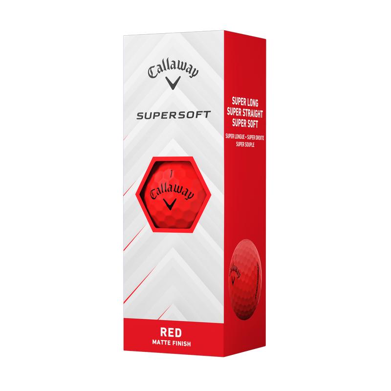 Callaway Golf Supersoft Matte Red Golf Balls
