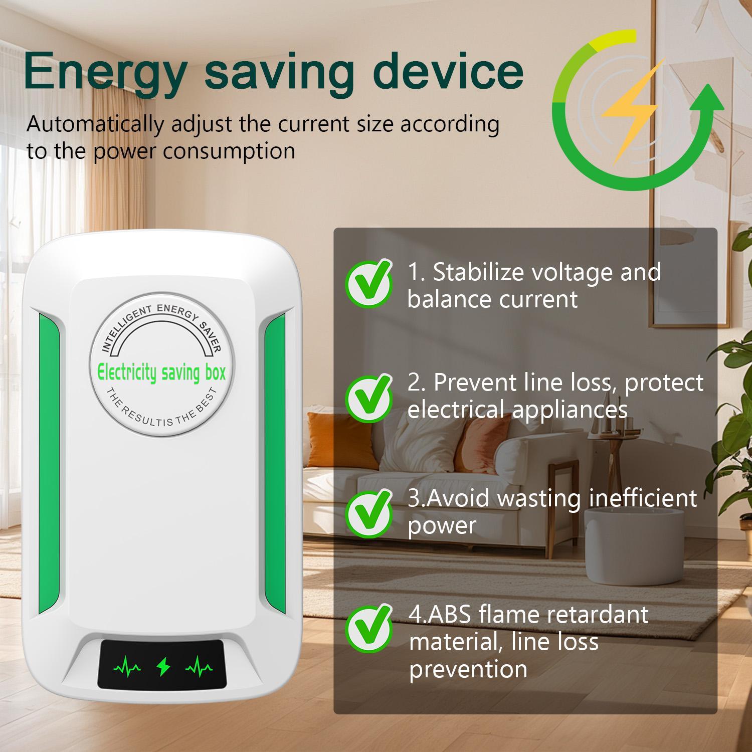 Plug-In Power Device for Home-2026 Smart Design,US Plug,90–250V Wide Voltage,Compact & Easy-to-Use Energy Accessory