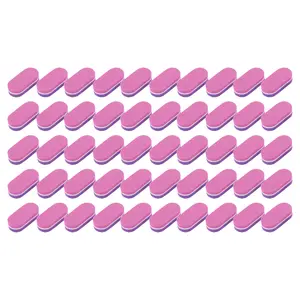 VOCOSTE Mini Block Oval Nail Buffers for DIY 50 Pcs