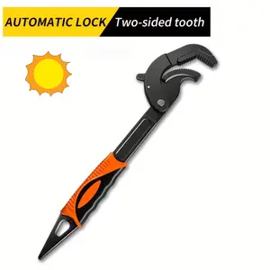 Multi-functional Adjustable Wrench - Open Adjustable Pliers Tool Heavy-duty metal structure, adjustable lever mechanism, suitable for plumbing, electrical, automotive, piping, construction