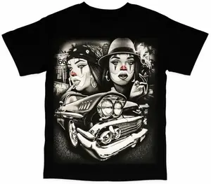 Tears Of A Clown Chola With A Lowrider Bomba Mens T-Shirt