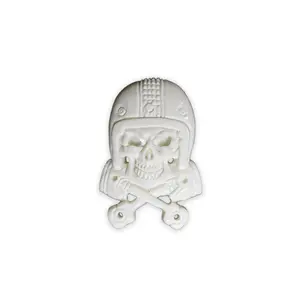 Biker Skull Golf Ball Marker