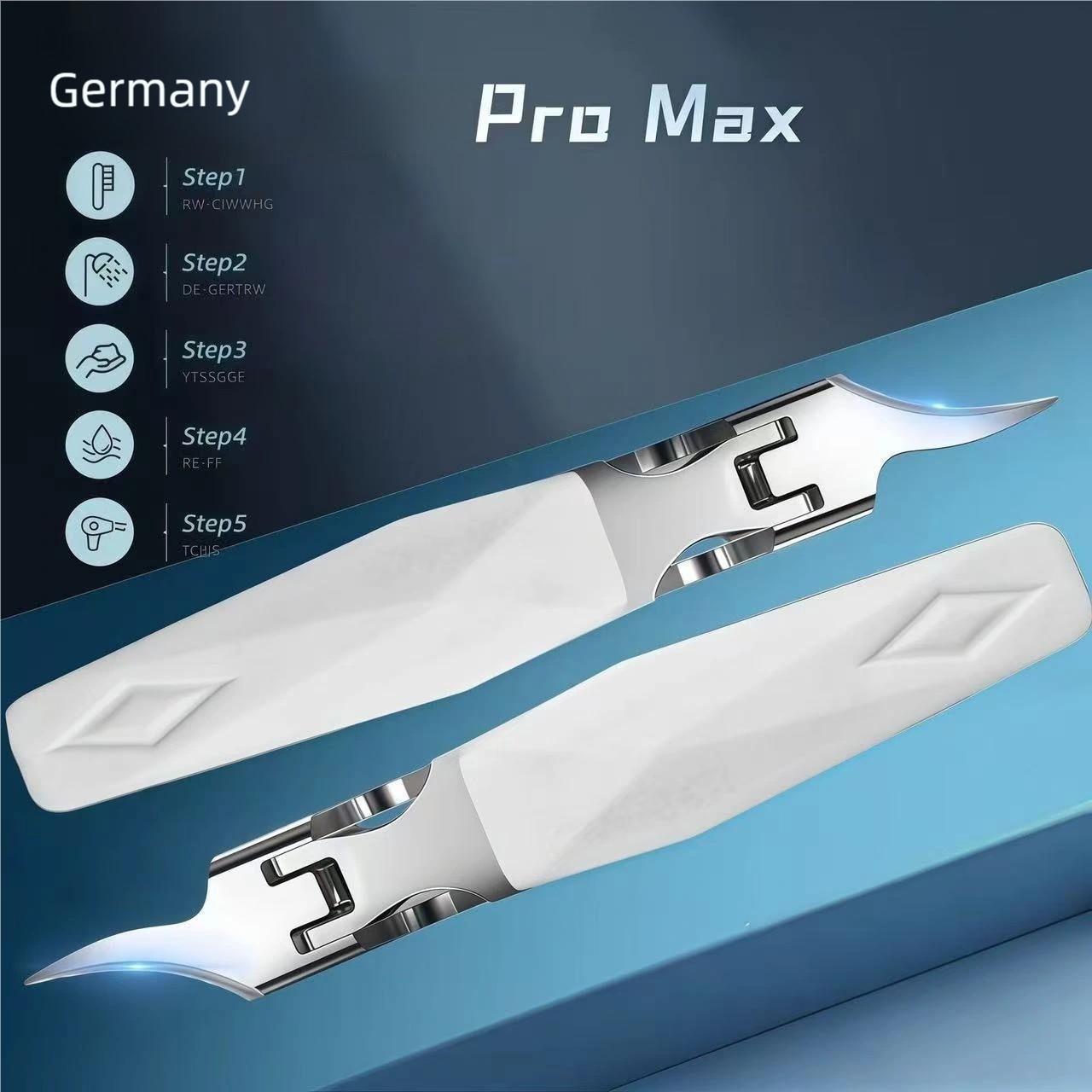 Eagle Beak Clippers with Wide Jaw for Thick, Hard Nails, German-Engineered 3-Piece Multi-Pack, Unisex Nail Care Set for Seniors, Mature, 50G, Cuticle Tool, Nail Cutters, Toenail Clipper Set