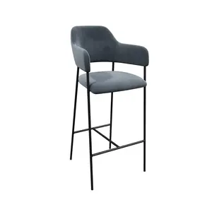 20 pcs.Nordic Casual Iron Art Coffee Room Back Metal Bar Chairs Restaurant Dining Chair Bar Chair For Restaurant Coffee Shop YJBM001