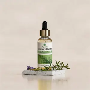 MegustaMe Rosemary Hair Oil – Strengthen & Nourish Hair | Lightweight Nourishing Formula | Rosemary, Castor & Pumpkin Seed Oils | For All Hair Types | 60 ml Daily Haircare