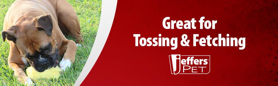 Jeffers 5" Doggie Dotz Plush Squeaker Dog Toy, Each