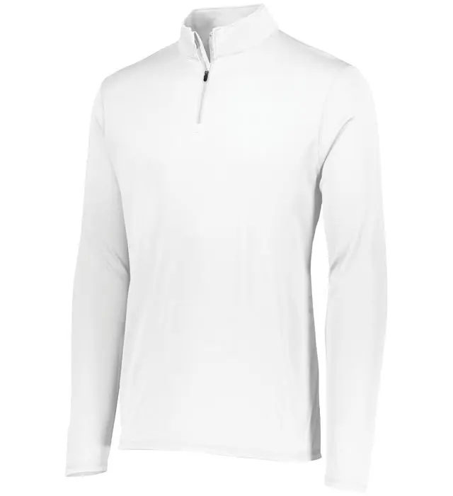 Men’s 1/4 Zip Sports Sweatshirt - Sweat-Wicking Breathable Quick Drying Top, Lightweight Solid Color Performance Training Gym Activewear