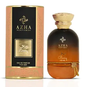 Bariq For Her Eau De Parfum Spray 100ML (3.4 OZ) by Azha | A Playful Fusion of Tangerine & Cake, Wrapped in Jasmine & Caramel Warmth.