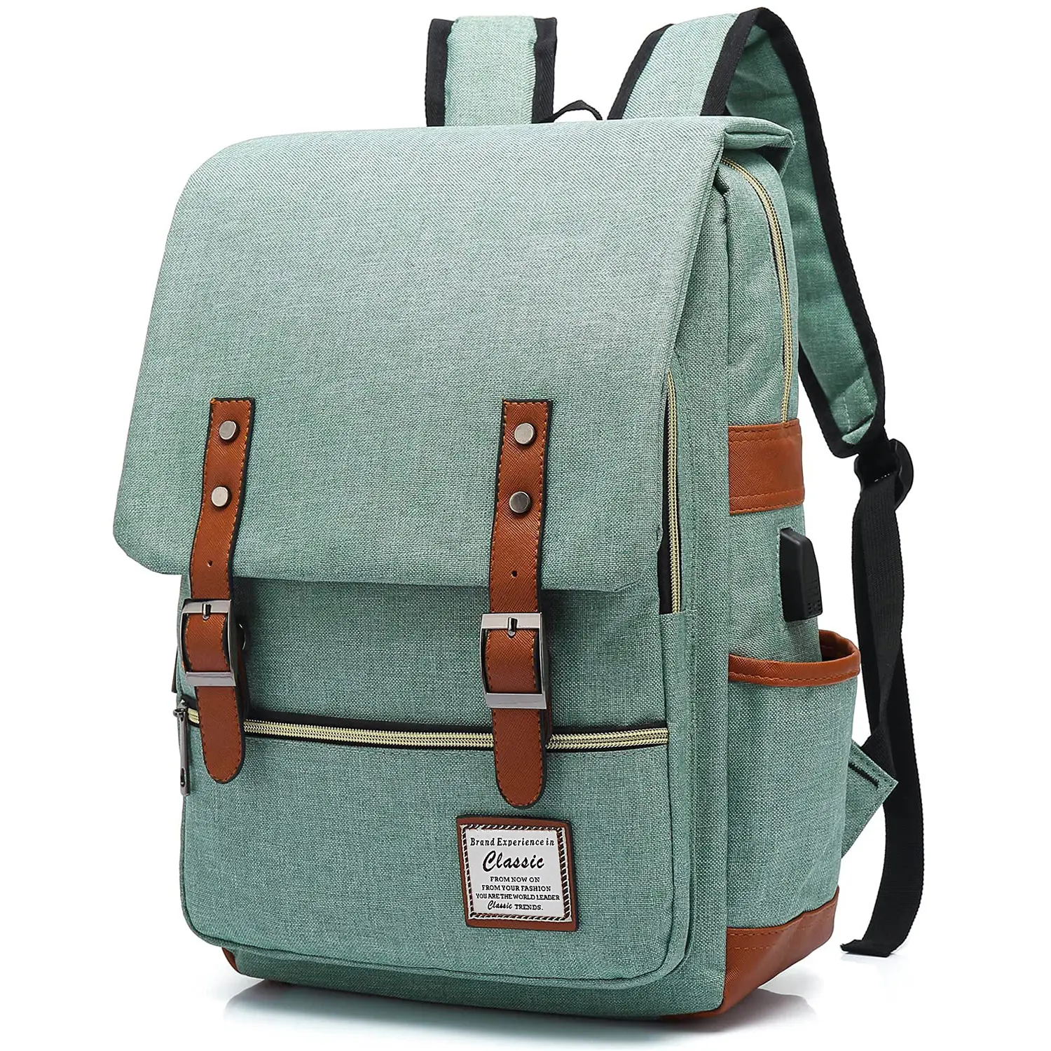 Spacious Men's Casual Backpack - Large Capacity Durable Backpack with Dedicated Laptop Sleeve, Perfect for School, Work, Travel and Daily Commuting Activities