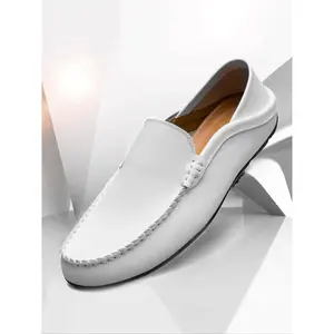 Men's Minimalist Sporty Plain Color Slip on Walking Shoes, Casual Comfortable Breathable Loafers, Fashionable Sneakers for Daily Wear, BoyGift