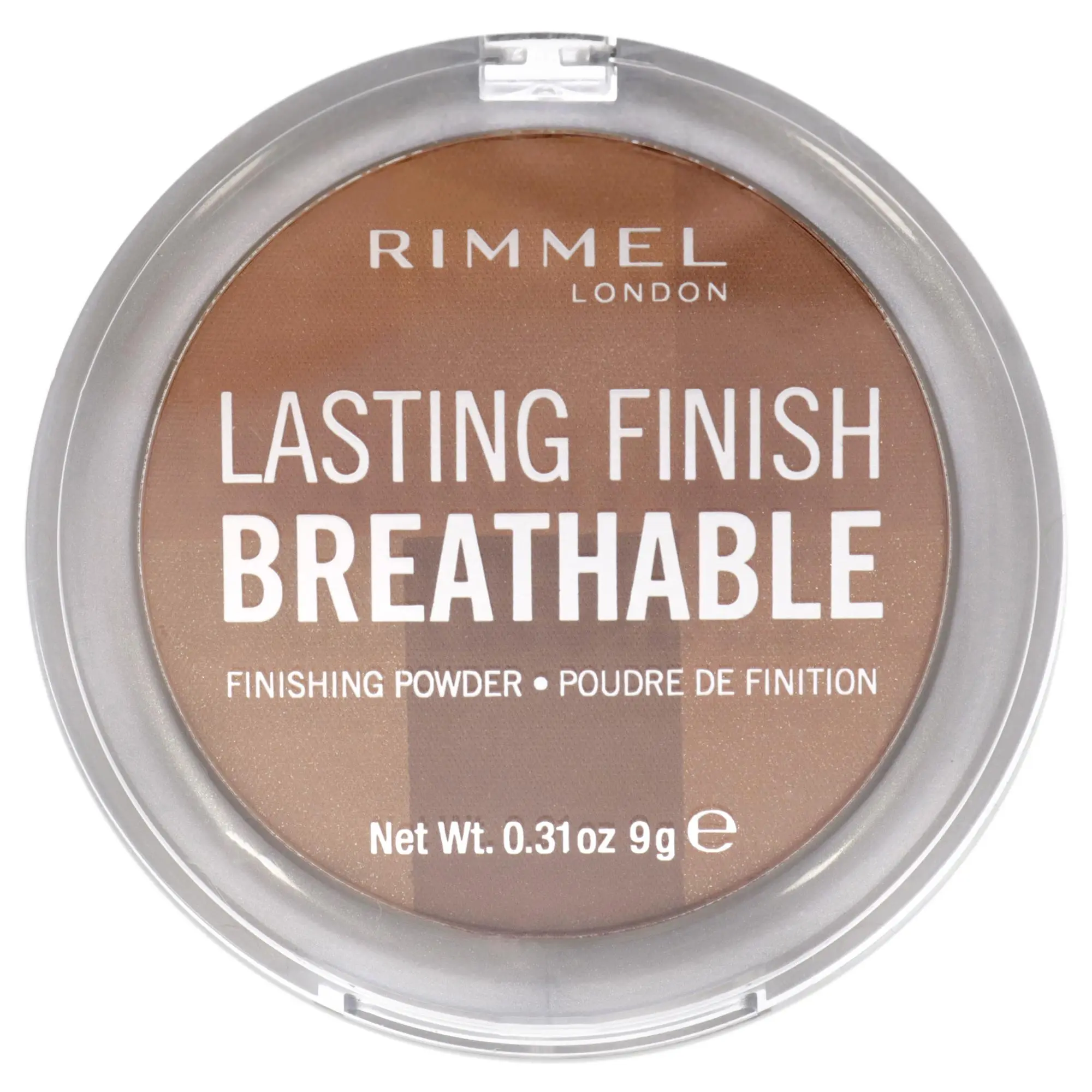Rimmel London Women's Lasting Finish Breathable Makeup Finishing Powder - 004 Deep Shade, 0.31 oz