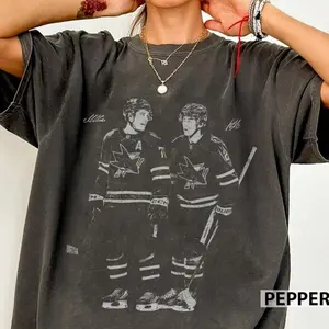 [Sale up to 50%] Macklin Celebrini Will Smith San Jose Hockey Vintage Comfort Colors Shirt