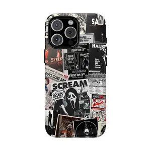 Horror Movie - Halloween Phone Case |   Scary Scream Terrifier |   Cover for iPhone 17 16 15 14 13 12 SE Max Pro, Gift