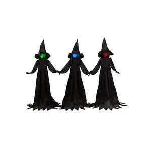 4FT Holding Hands Set of 3 Witches Decoration
