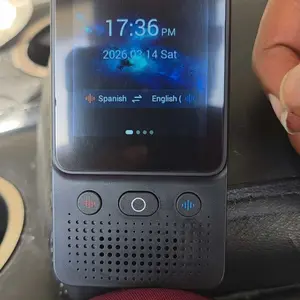 FunnyPanda AI Language Touchscreen Translator Device 138 Languages Real-Time Voice Photo Translation Offline Mode Touchscreen Tech Gadgets Rechargeable Mic Language Learners for Voice Dialogue Translation for Travel, Meetings, Immigration, Study Abroad