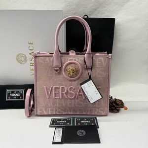 Pre-owned VERSACE Canvas Shoulder Bags 7.8'' R2589 Shoulder Bag C18671048386 0328 T1 Chloe