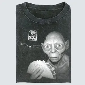 GOLLUM The Lord of the Rings T-Shirt - Breathable Soft Cotton, Fitted T-Shirt with Round Neck, Casual Style for Men & Women - Jersey, Collar