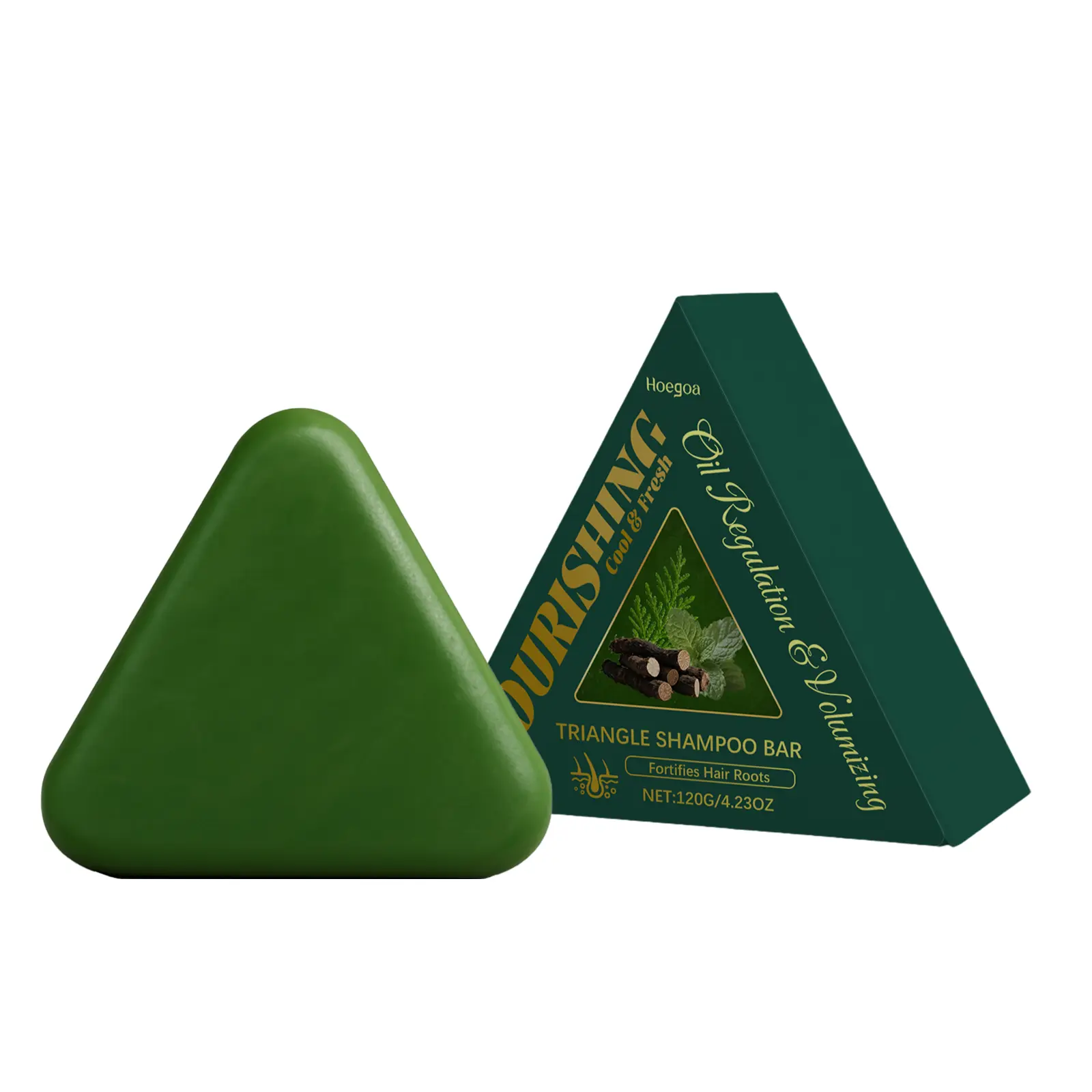 Natural Shampoo Bar for Oily Hair-Deep Cleanse Scalp&Refresh Roots