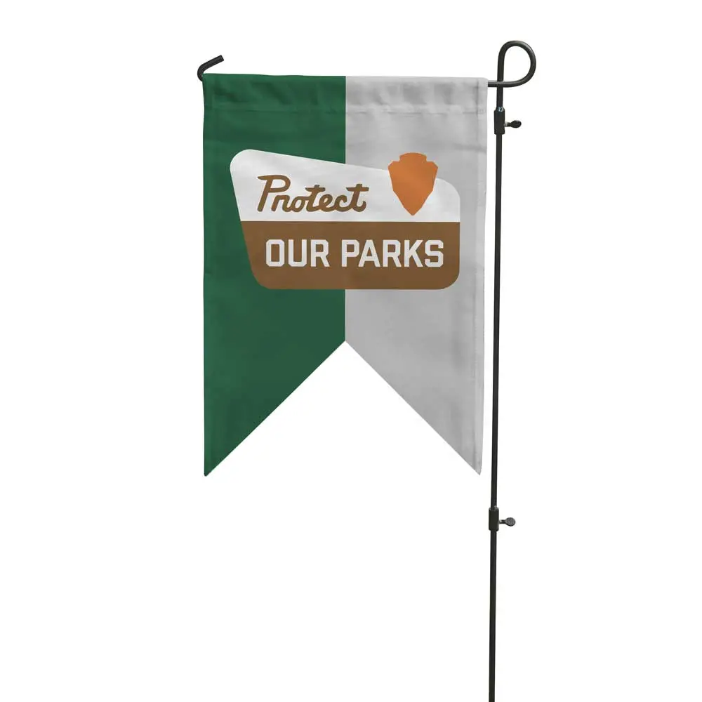 Protect Our Parks Garden Flag Protect Our Parks Garden Flag