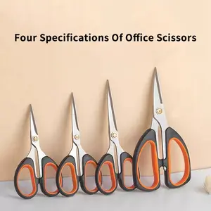 Multifunctional Stainless Steel Office Scissors, Sharp and Comfortable Grip, Essential Daily Use Office Tool, Multiple Specifications Available