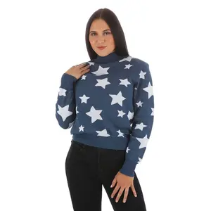 Coraline Adult Blue Star Sweater Costume