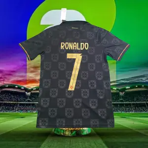 25 26 National Team Special Edition Black #7Ronaldo Cool Jersey