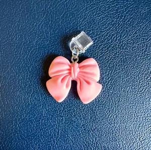 Large Coquette Bow Device Charm
