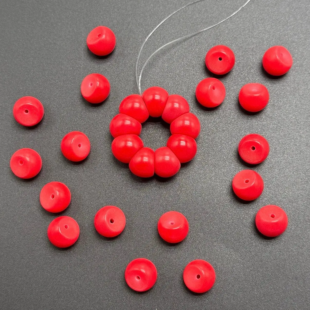 (F16) 14mm red garlic*50pcs