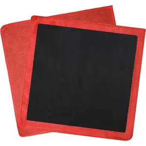Clay Towel 2 Pack 12 x 12 Inch, Clay Bar Towel for Auto Detailing Microfiber Car Cloth Cleaner Automotive for Car Detailing (2, Red, 12 x 12 Inch)