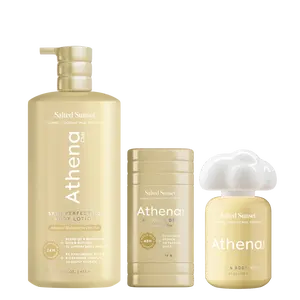Salted Sunset - Scent Layering Trio | Caramel, Coconut Milk, Pistachio | Skin-Loving Hydration + Odor Protection | Buildable Fine Fragrance