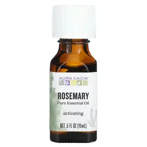 Aura Cacia Pure Essential Oil, Rosemary, 0.5 fl oz (15 ml)