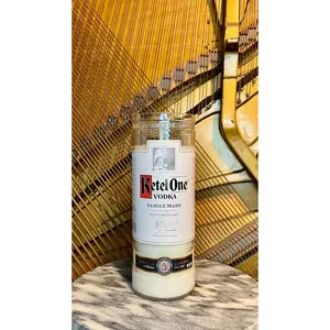 Upcycled Ketel One Bottle Candle (2 Versions)