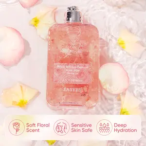【K】Easyes Rose Essence Native Body Wash - for Dry Sensitive Skin 3X repair Deep Instant relief of dryness and itching Red rose fragrance Moisture Soft Skin vegan no animal testing The best choice for gifts