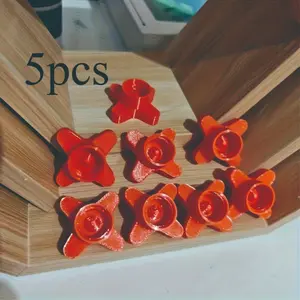 5PCS Sealant Tube Caps | Reusable Caulk Nozzle Stopper for Grout & Home Repair Tools, Caulking