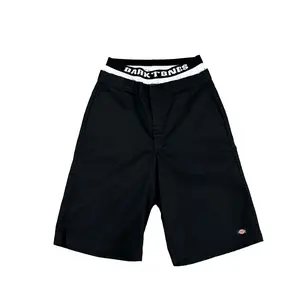 Dickies x DarkTones 15” Inseam Shorts with Sewn Boxer Briefs Waistband – Loose Fit, Below the Knee, Casual Menswear