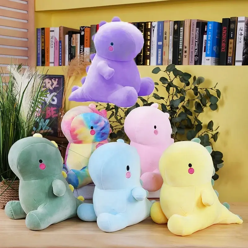 25~60CM Ultra Soft Dinosaur Plush Toy Down Cotton Kawaii Dino Plushie Peluche Animal Dolls Pillow Party Prop Decor Kids Gift