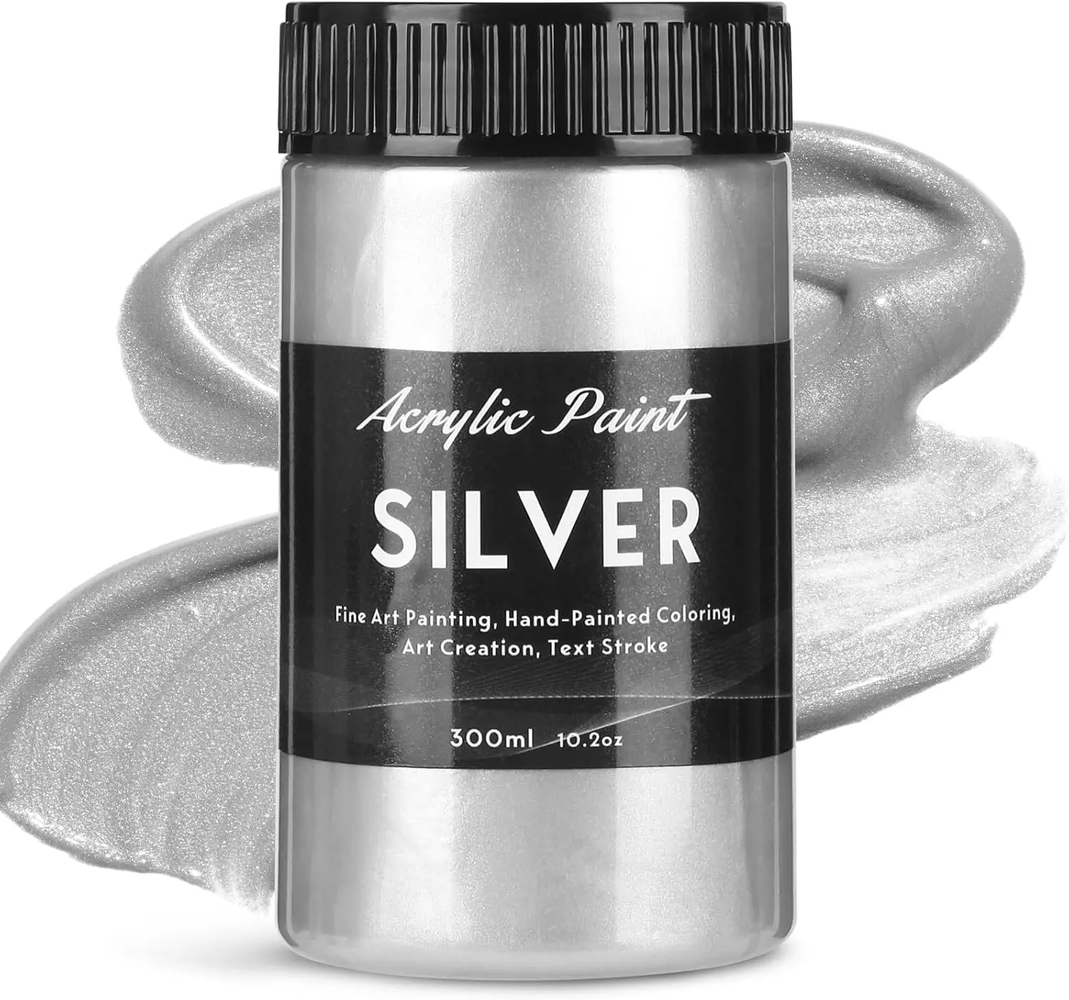 10.2oz (300ml) Multi-Surface Acrylic Paint for Motorcycle Accessories - Durable, Easy to Use, Indoor, for Adults, Suitable for Fabric, Leather, Ceramic, Canvas, Rocks, Plastic, Glass, Metal